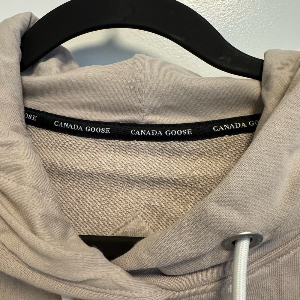 Canada Goose Light Tan Hoodie Sweater - Picture 3 of 9